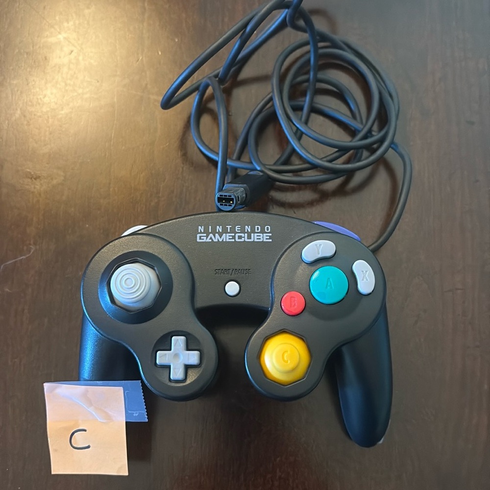 Nintendo Gamecube Controller Black - OEM, Excellent condition, like new
